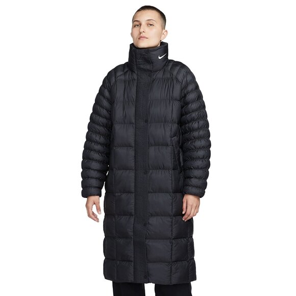 Nike Sportswear Swoosh Puffer PrimaLoft Parka Coat Jacket FB7670-010, Women's S - Picture 15 of 15